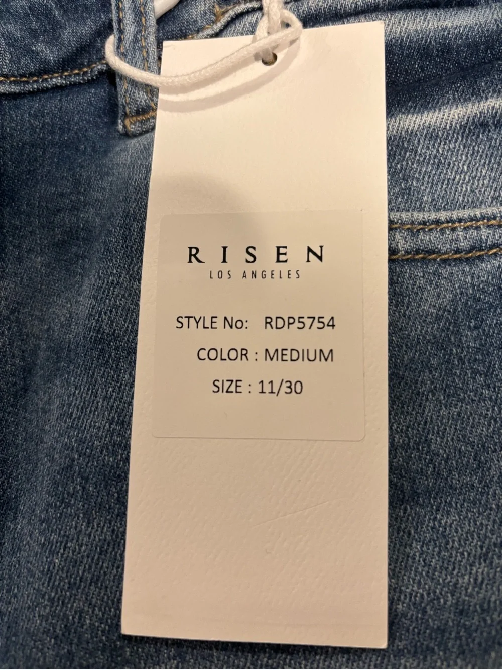 NWT Risen Jeans-No Distressing - Picture 3 of 4